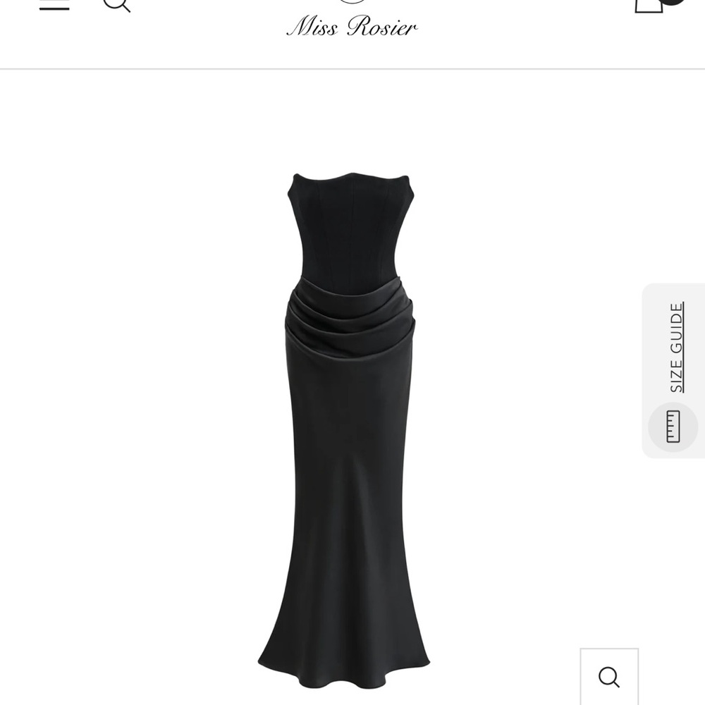 Black Miss Rosier dress